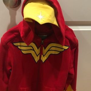 Hanna Anderson WonderWoman Sweatshirt.  Size 8